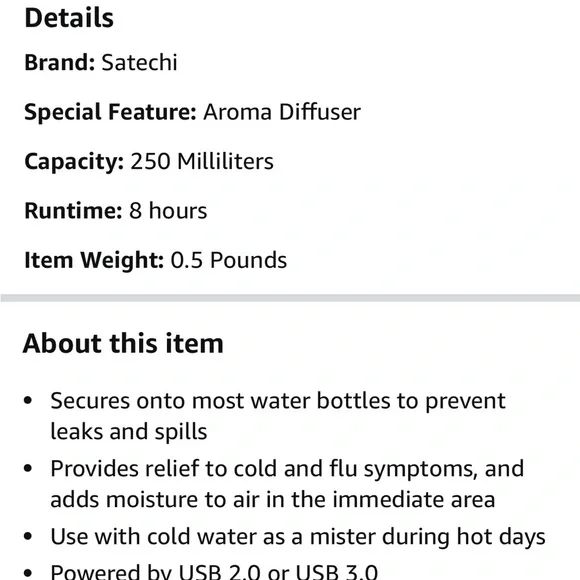 Satechi USB Portable Humidifier - Picture 9 of 15